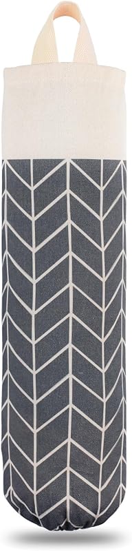 Soporte bolsas plástico dispensador pared cocina gris