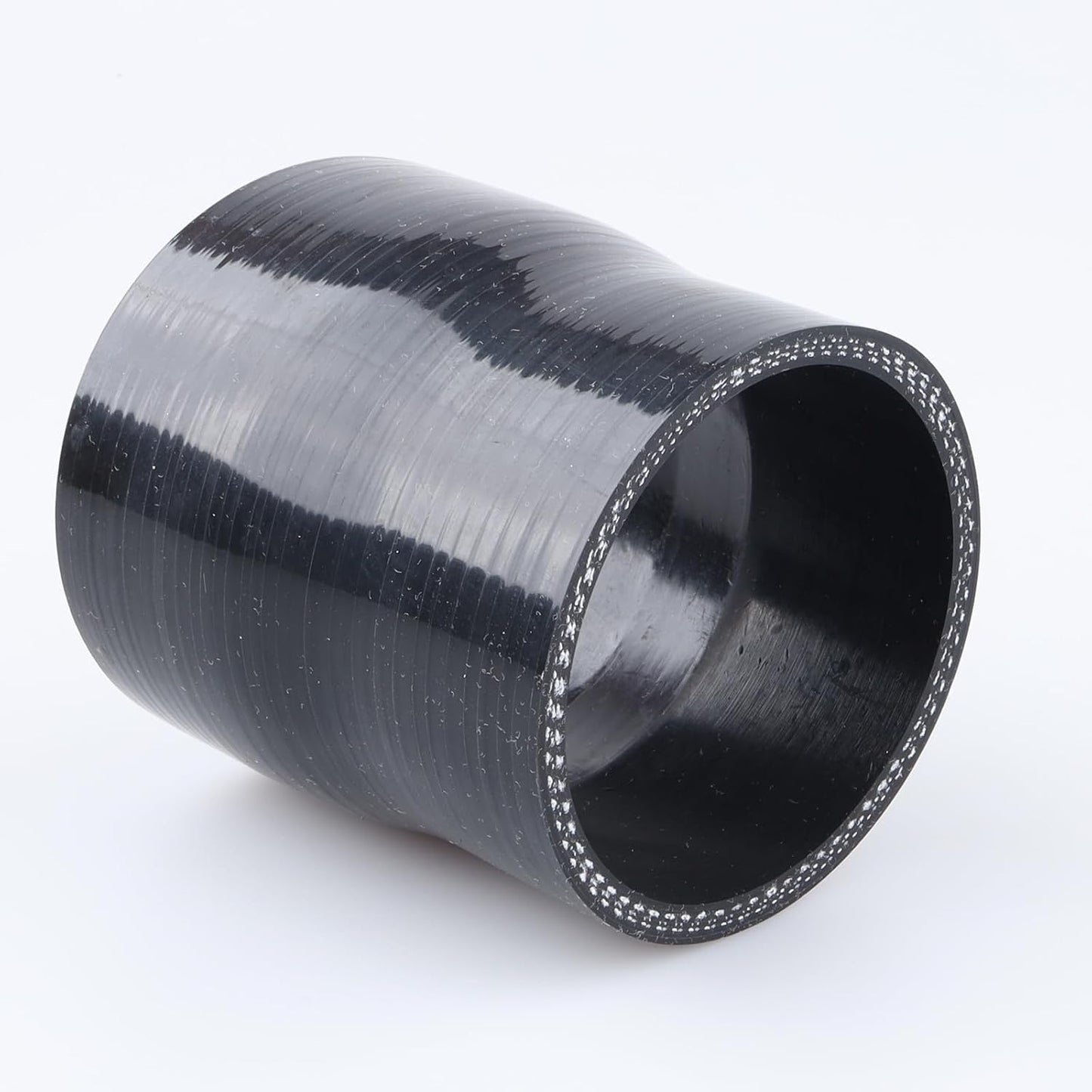Reductor recto manguera silicona automotriz 3in negro