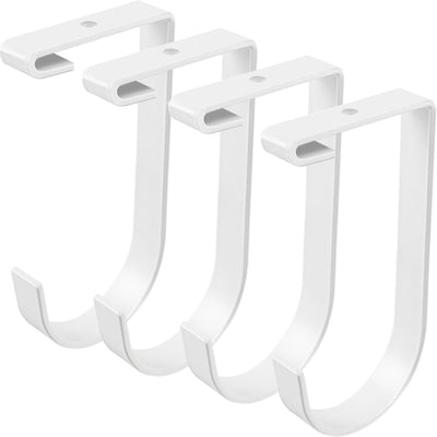 4 Accesorios Gancho Plano Acero Aleado para Estantes