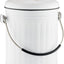Cubo compost acero inox filtro dual incluye repuesto blanco