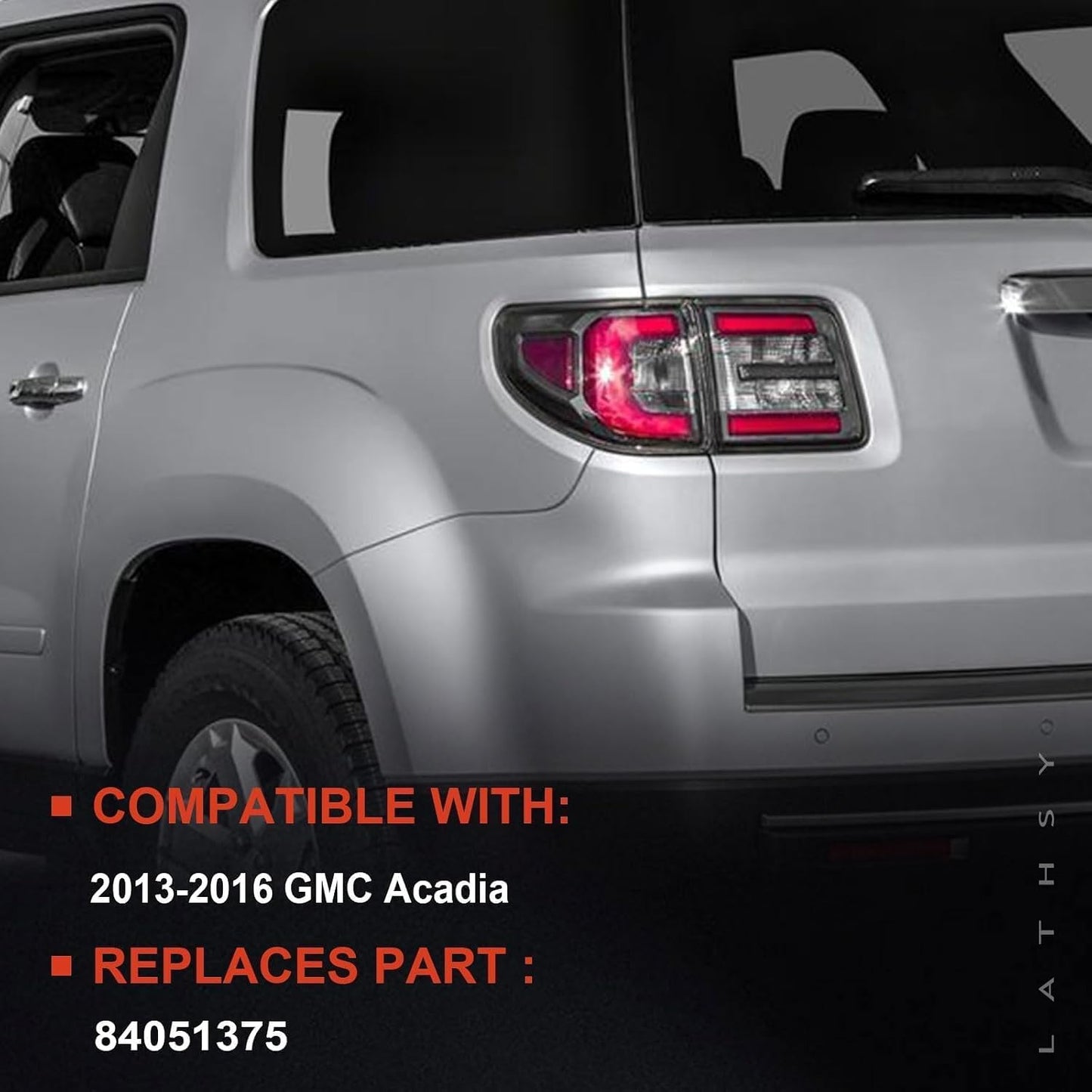 Luces traseras LED comp GMC Acadia 13-16 izq conductor