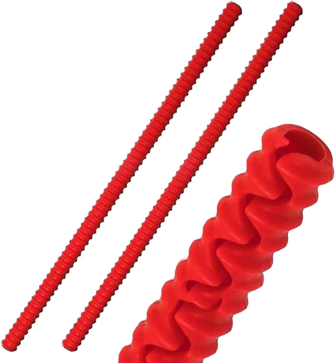 Protectores silicona horno 14pulg resistentes calor rojo