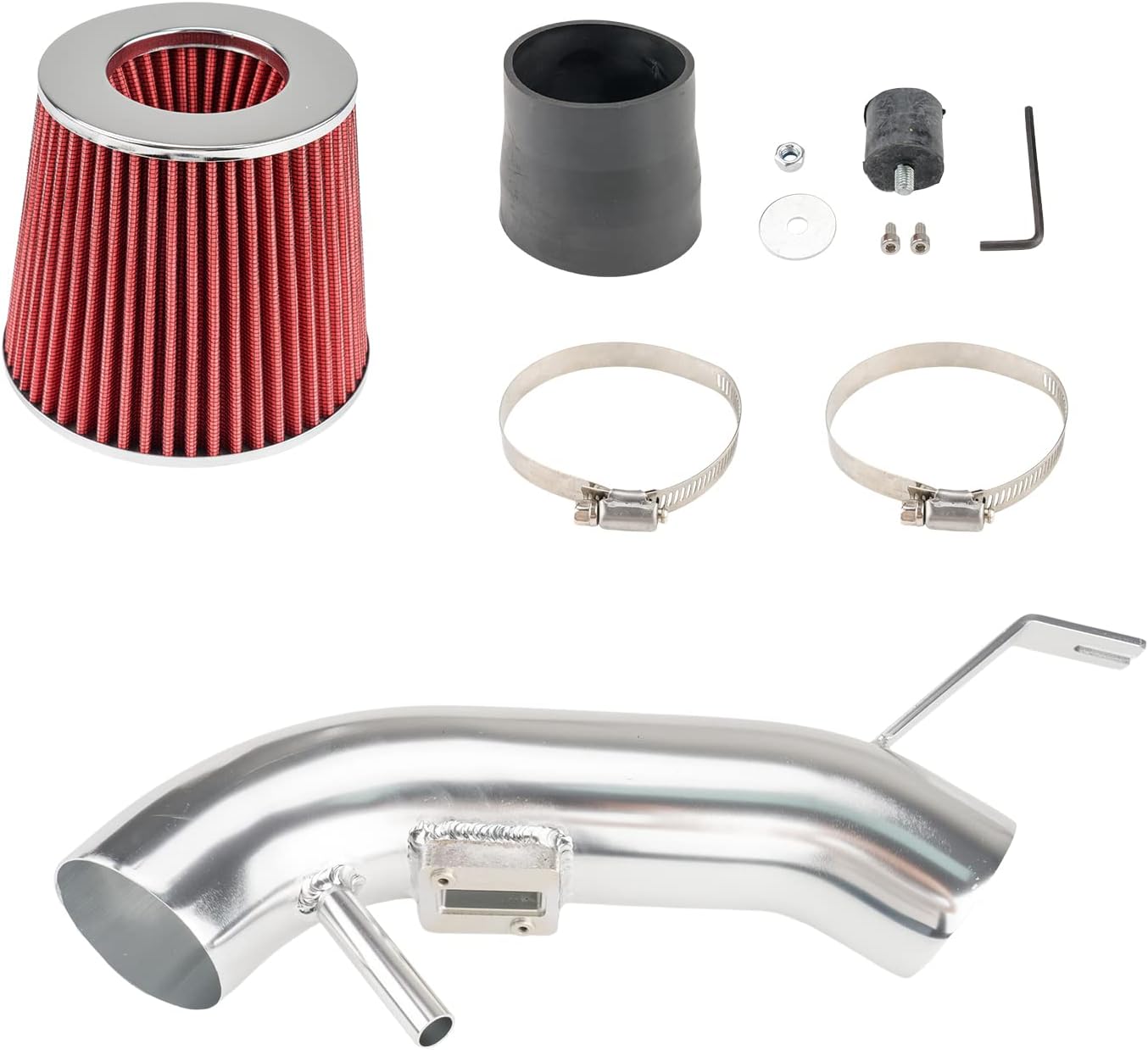 Kit filtro aire frío Altima 2.5L 07-12 color rojo