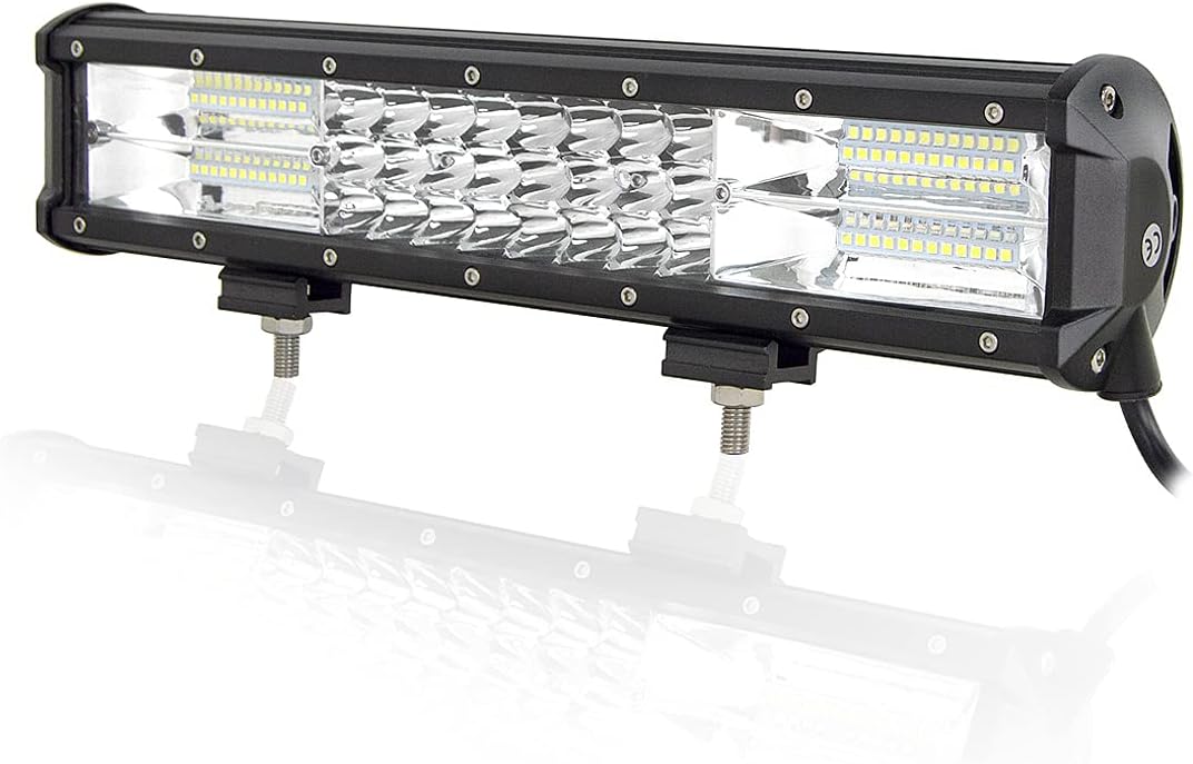 Barra LED triple fila 15" impermeable para Jeep ATV