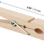 150 Pinzas Madera 2.8pulg para Ropa Fotos Manualidades