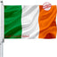 Bandera Irlandesa 3x5" Exteriores Doble Cara Resistente