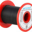 Carrete alambre silicona 28awg 250pies negro flexible