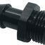 Adaptador manguera 6an a 3/8 barb negro aluminio