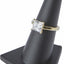 Pantalla dedo anillo goma negra base triangular 2x1.625"