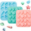 3 Moldes Silicona Conchas Marinas para Hornear