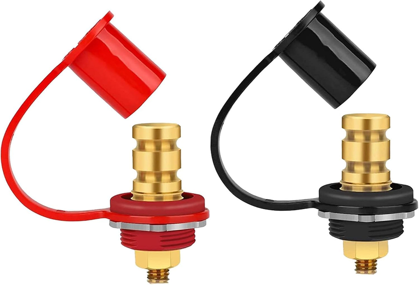 Poste carga batería UTV 250A 3/8" cubierta goma impermeable