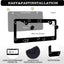 Marcos placa matrícula aluminio pack 2 soportes decorativos