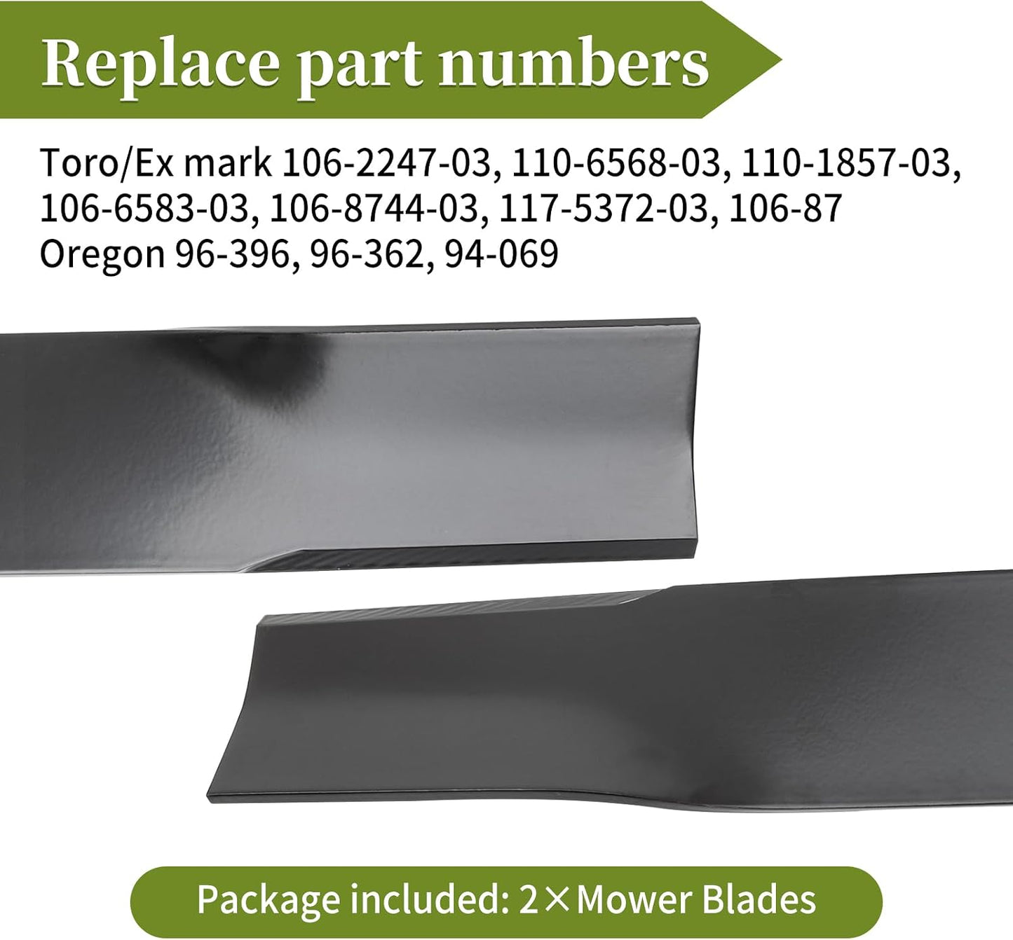 Cuchillas repuesto Toro Z4200 comp 42pulg