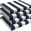 Set 4 cojines silla exterior 18.5x16pulg espuma