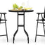 Set 3 Pzas Mesa y Sillas Bistro DPC con Agujero Paraguas