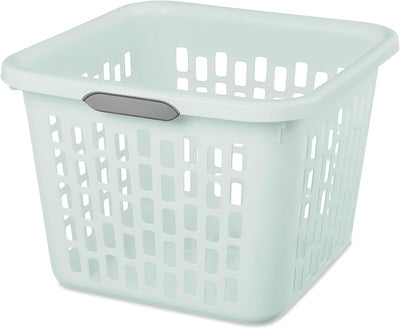 Cesta colada plástico cuadrada 18uds color menta