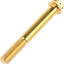 Tornillos brida titanio M10x3.15pulg paso 0.049pulg dorado 4 pzas