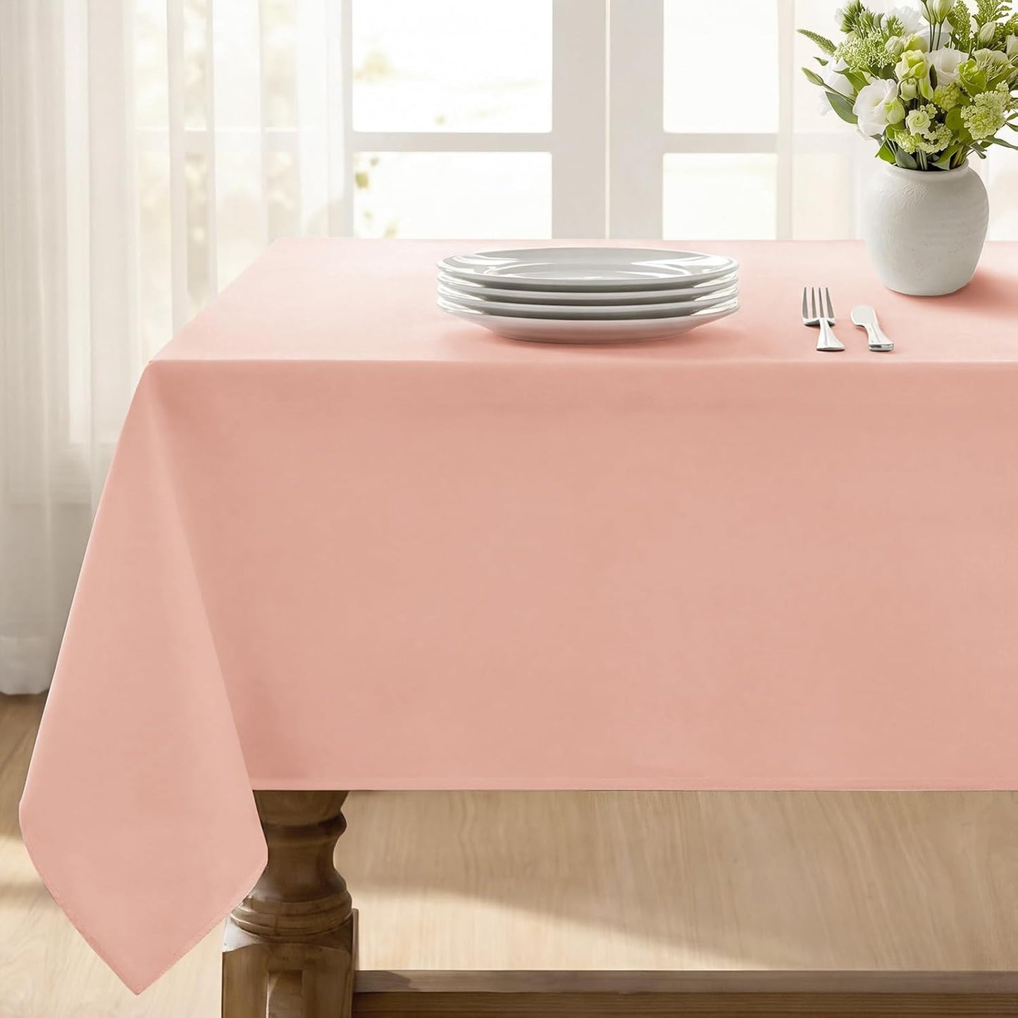 Mantel Rectangular para Mesa de Comedor con Borde Elástico