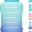 Botella agua 128oz sin BPA con popote tapa 2en1 deportiva