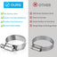 Set 100 abrazaderas manguera acero inox 304