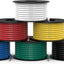 Cable silicio estaño 16 AWG 6 colores 30pies flexible