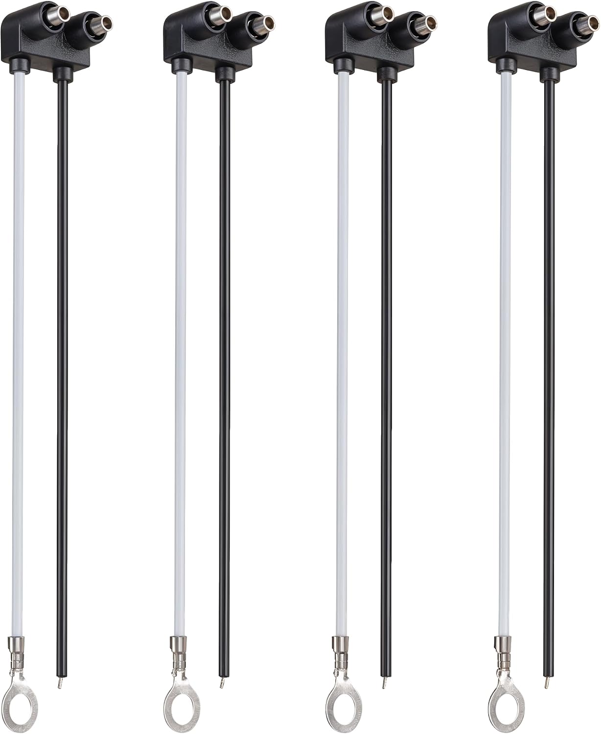 4 Pzas Enchufe Cable 2 Clavijas para Remolque 6.5pulg
