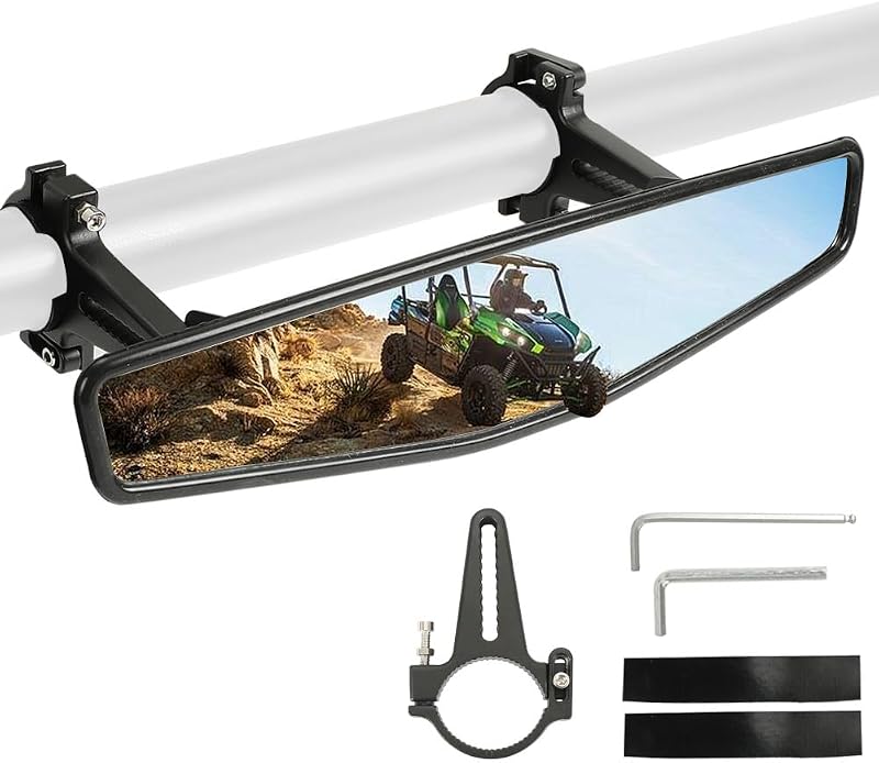 Espejo retrovisor UTV gran angular comp. Pioneer Kawasaki Yamaha