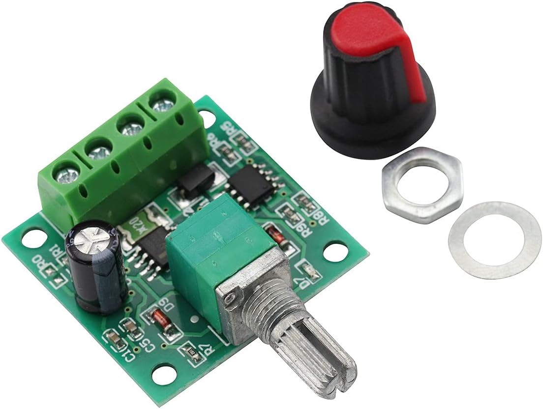 Controlador velocidad motor DC ajustable 1.8v-12v 30W