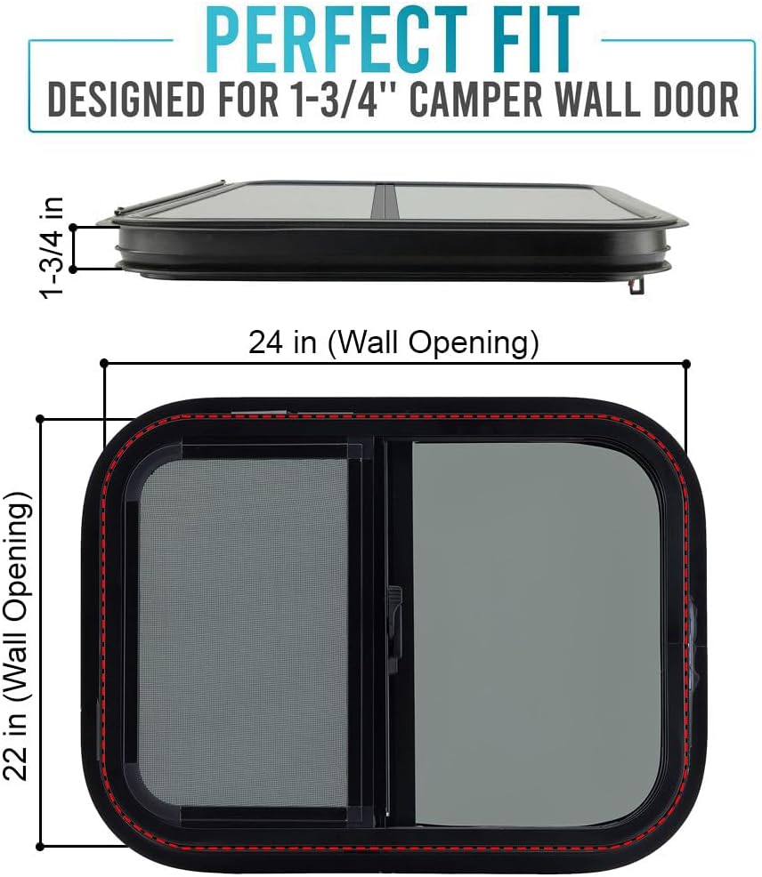 Ventana deslizable ProFlex 24x22pulg vidrio templado 5mm