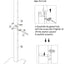 Soporte aspiradora inalámbrica v15 v10 metal 5 ganchos