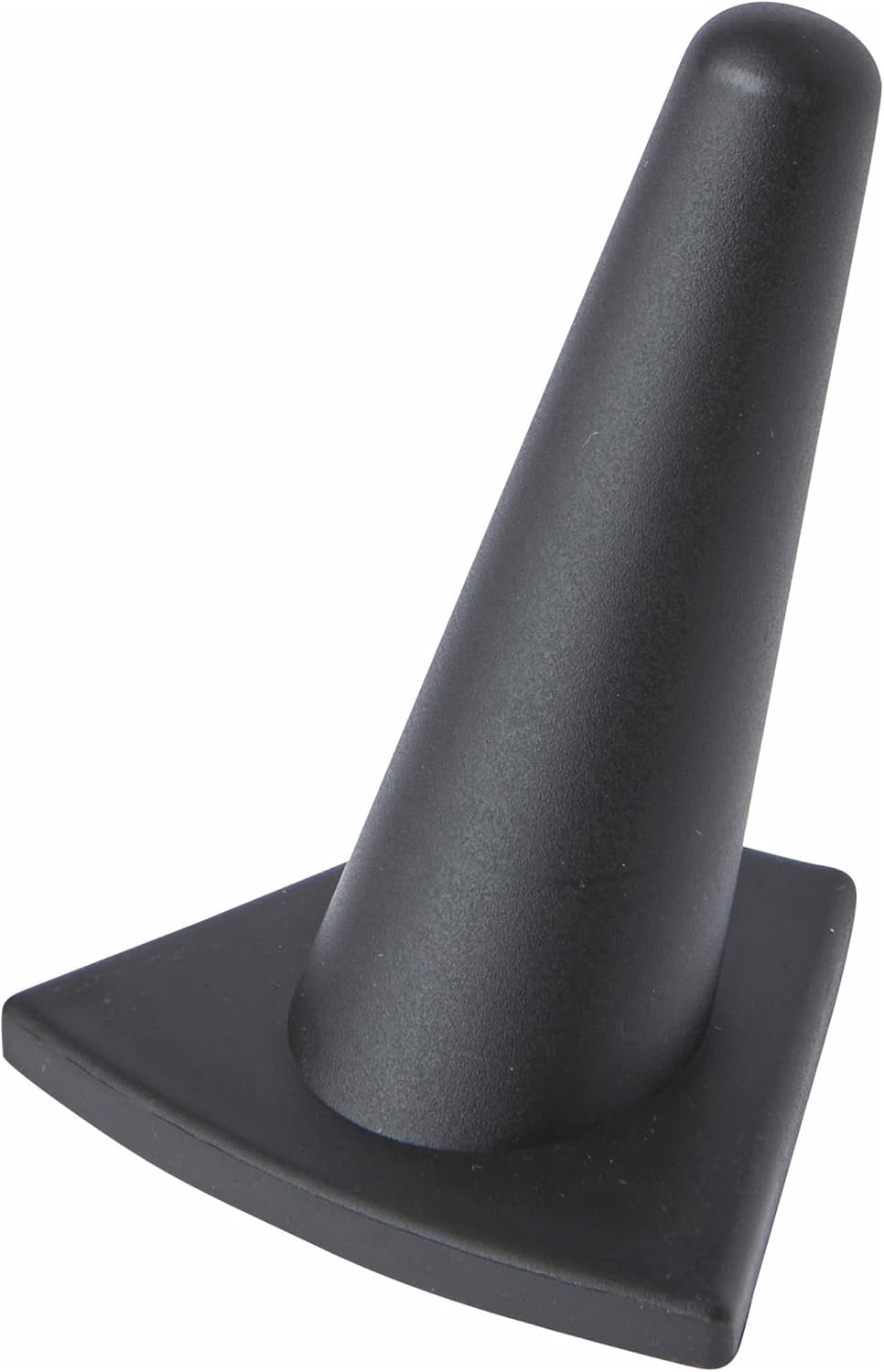 Pantalla dedo anillo goma negra base triangular 2x1.625"