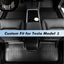 3 Alfombrillas Tesla Model 3 17-23 TPE antiderrap