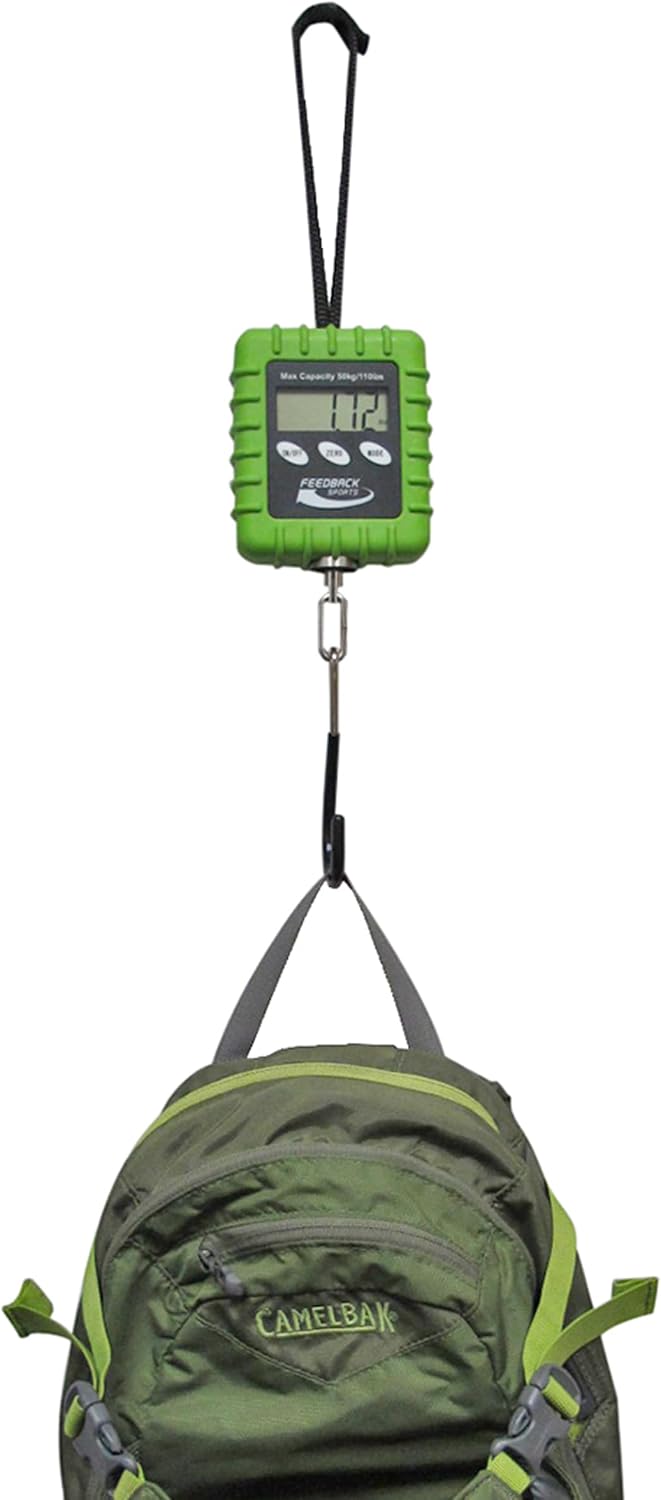 Balanza digital mochilero 110.2 lbs color verde