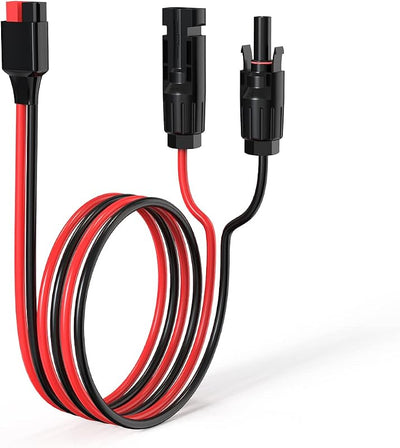 Cable solar 10 AWG 2pulg para conector Anderson extensión 2-50pies