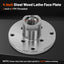 Placa frontal torno madera acero 4pulg para husillo 1x8TPI