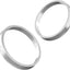 Anillos espaciadores aluminio plateado 93.1-106.1mm