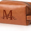 Neceser viaje hombre piel sintética impermeable bolsa afeitar
