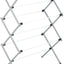Estante secado ropa plegable metal 29x14.2x42.1pulg blanco gris
