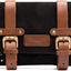 Rollo cuero bolsa negra herramientas