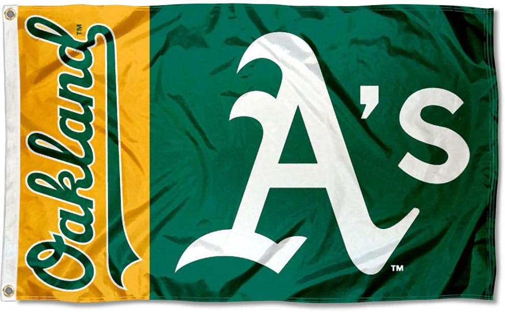Bandera Atletismo Oakland A's 3x5