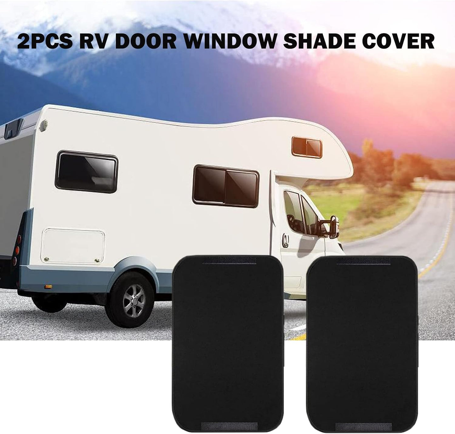 2 Fundas Ventana Caravana 16x25" Impermeable UV