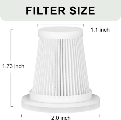 Filtro repuesto aspiradora inalámbrica set 4
