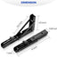 4 Soportes plegables 8pulg negro mate para mesas y bancos