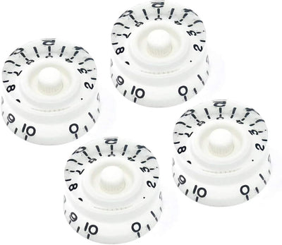 Pomos velocidad blancos compatibles Gibson Les Paul SG juego 4