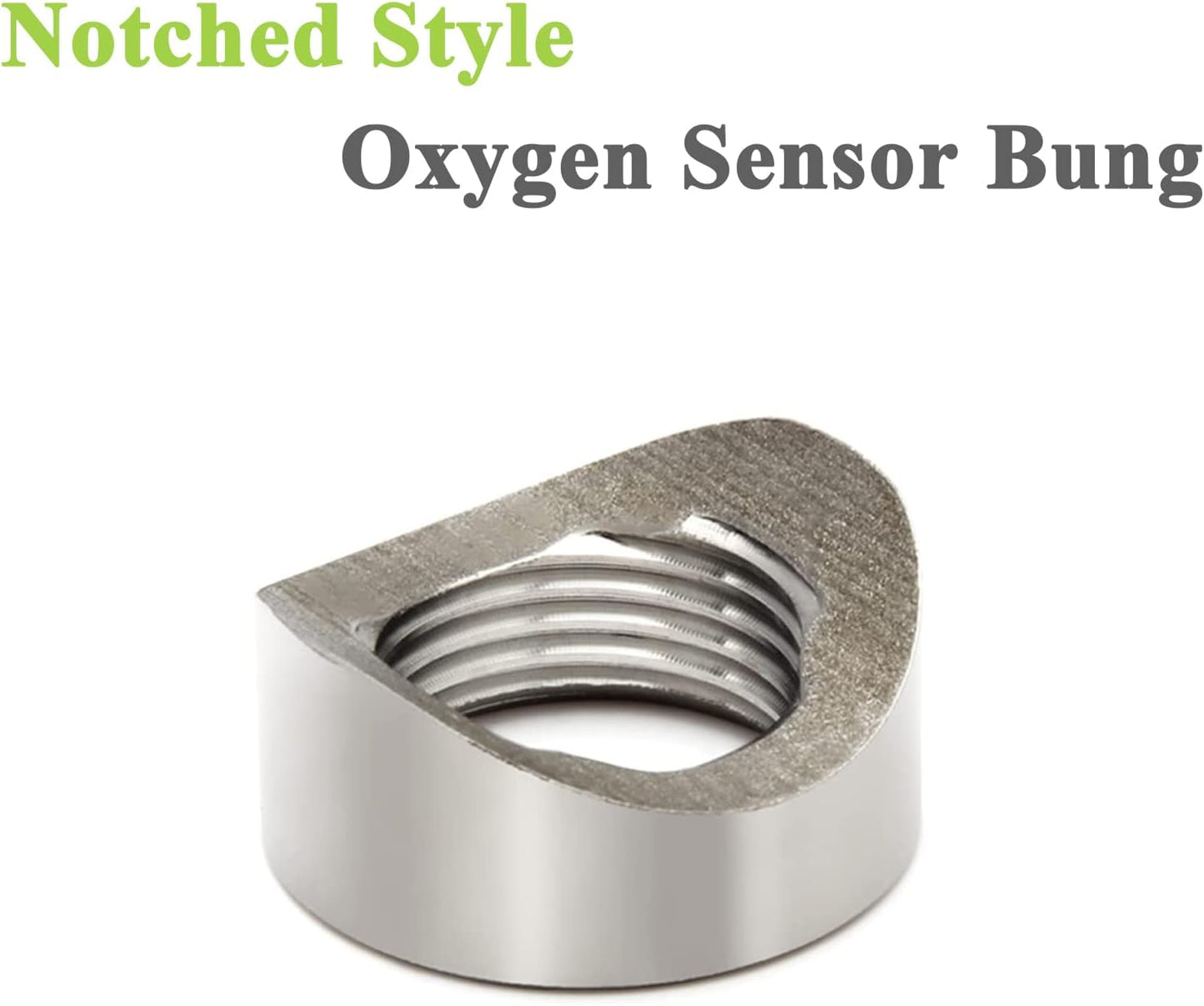 Tapón sensor O2 acero inox M18x1.5 para tubería 1.5-2pulg