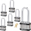 Candado Magnum Master Lock 2" 6 cerraduras