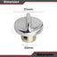 2 Pzas Repuesto Tapa Tanque Combustible Gy6 50cc 150cc 250cc