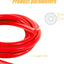 Manguera vacío silicona 10ft 1/8" 130PSI alta temp