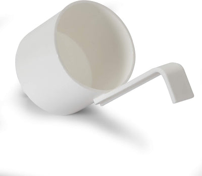 Taza medidora viscosidad pintura color blanco