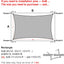 Parasol rectangular 10x20ft UV bloqueo patio gris
